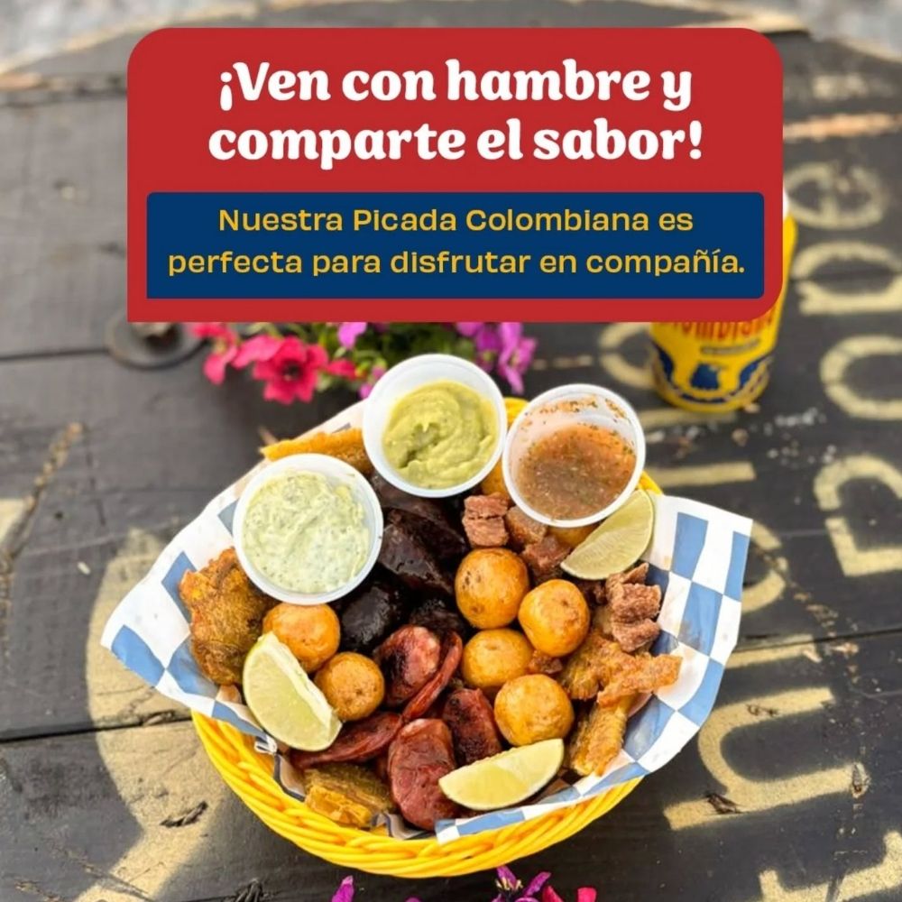 Golden fried empanadas from Colombian Fusion